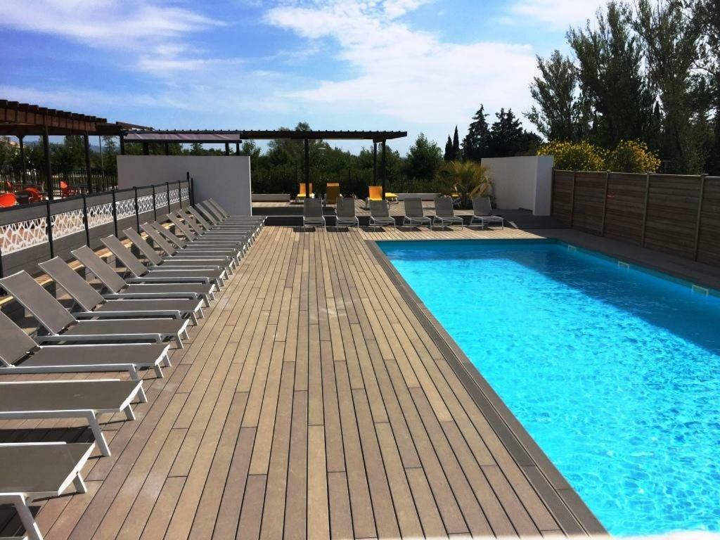 Les Terrasses D'Aix - Studio Avec Grande Terrasse Privee Éguilles Kültér fotó